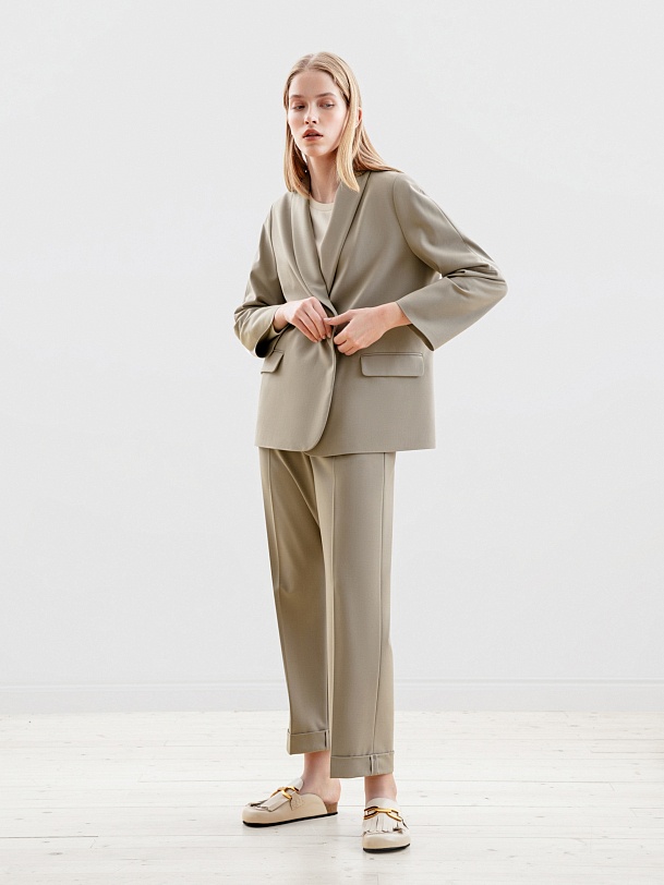 Свободный прямой жакет