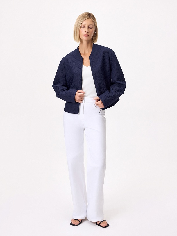 Стеганый жакет на молнии