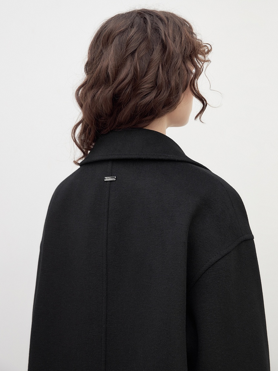 Шерстяное полупальто с мембраной