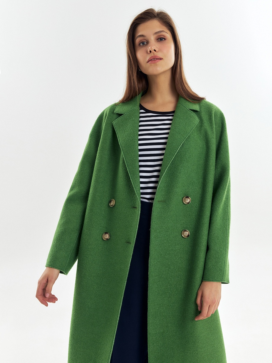 Шерстяное пальто с мембраной