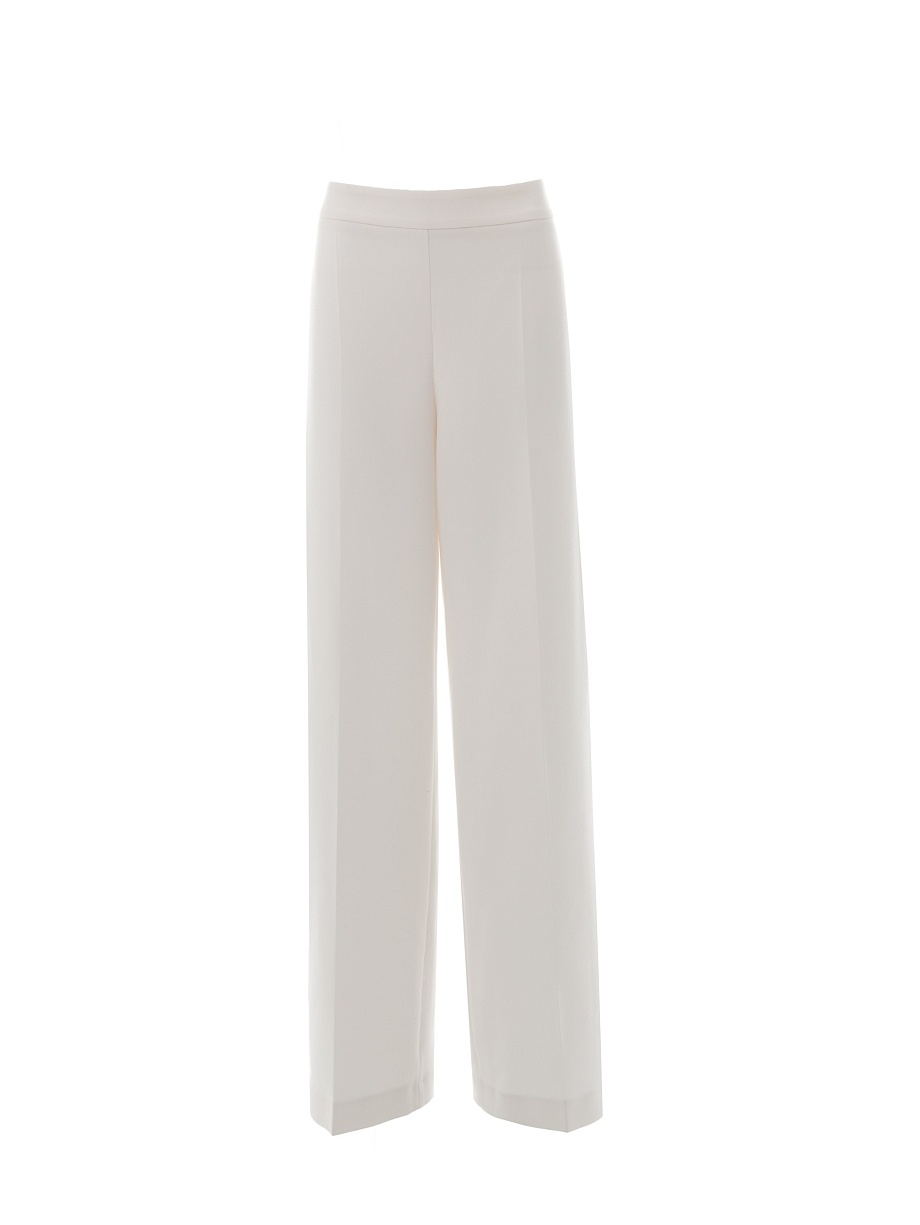 Расклешенные брюки на высокой посадке 