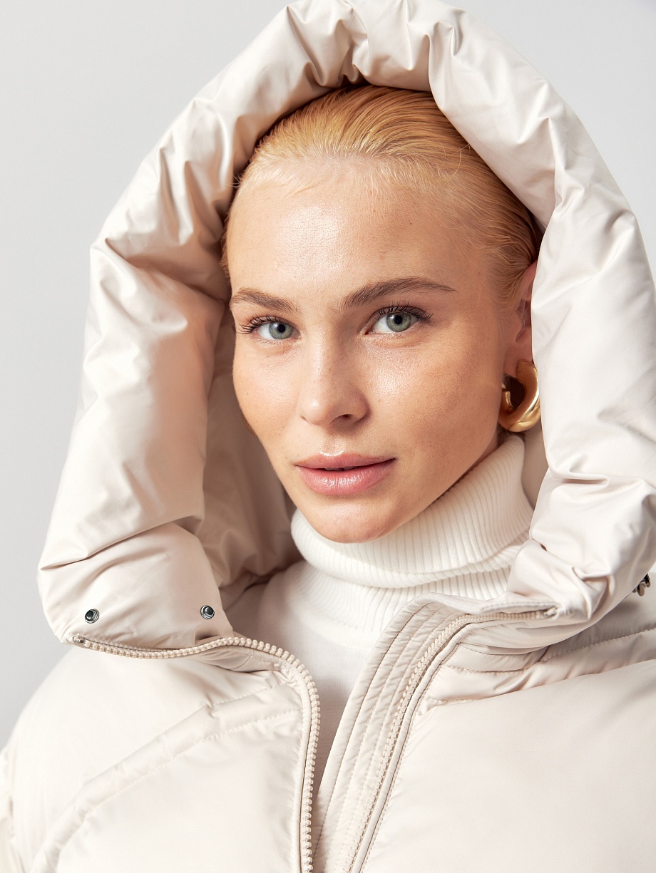 Пуховик с мембраной и утеплителем 90% пух и 10% перо