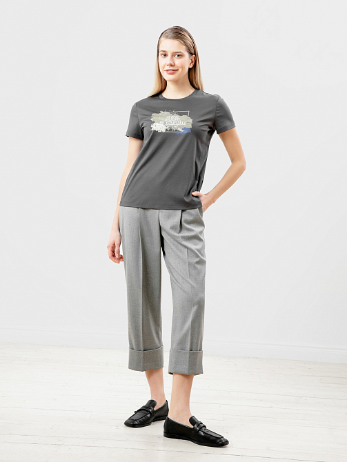 Футболка женская из 100% хлопка