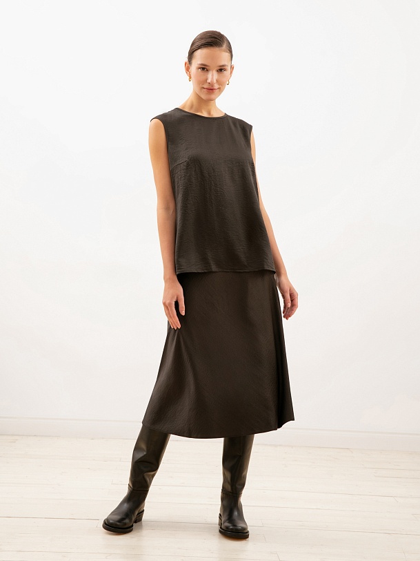 Женская блуза (топ) без рукавов