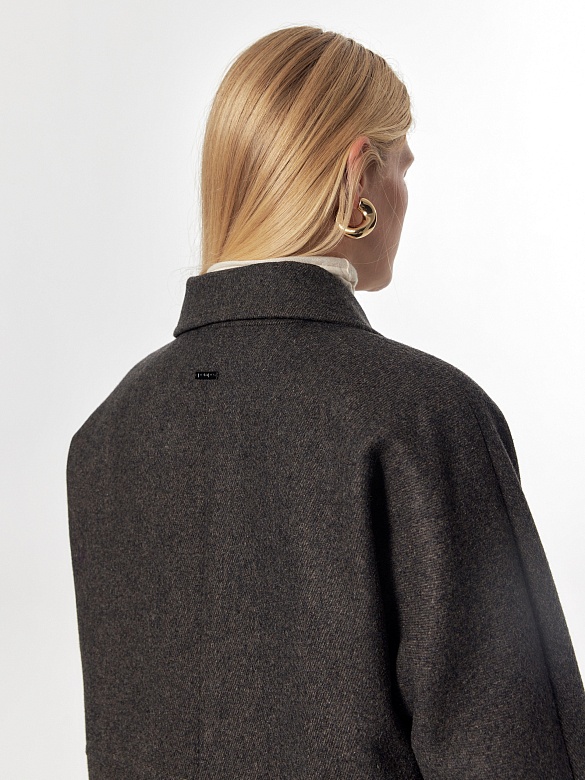 Пальто из шерсти с мембраной POMPA арт.1013003p10090