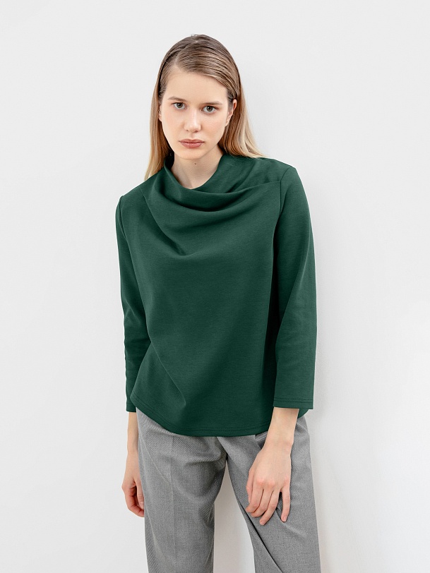 Блуза прямого силуэта