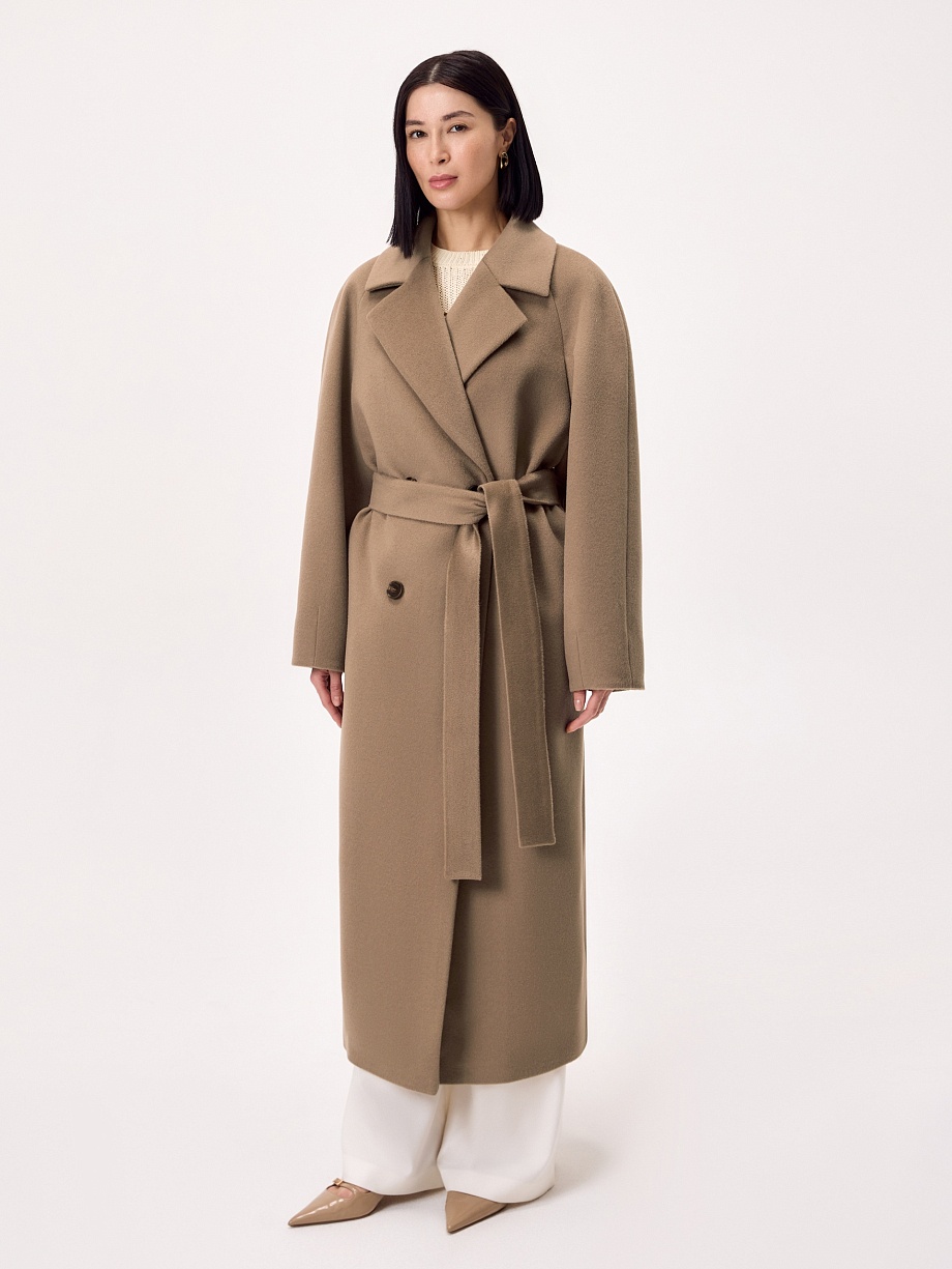 Пальто из шерсти с мембраной