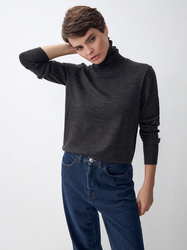Водолазка с шерстью мериноса