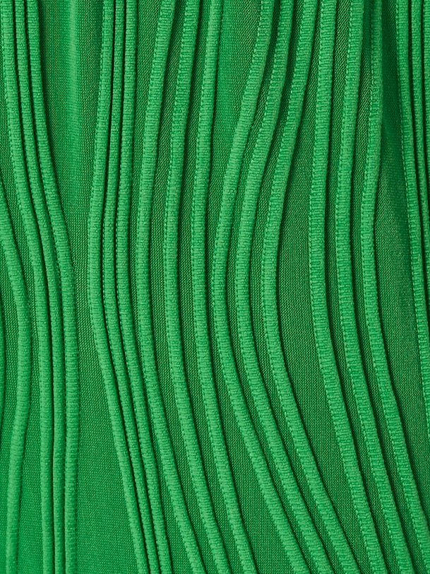 Широкие трикотажные брюки из фактурного тенселя