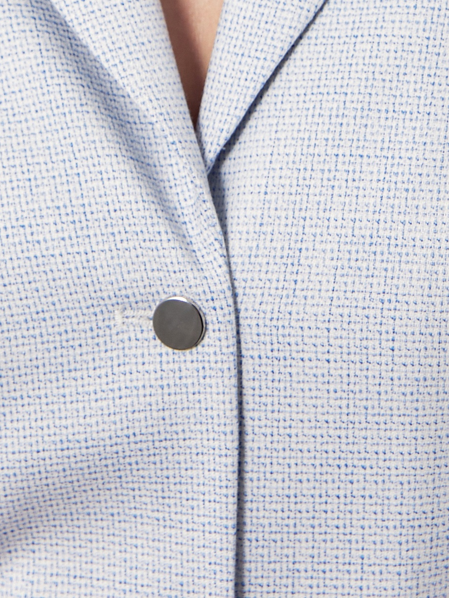 Приталенное платье из твидовой ткани