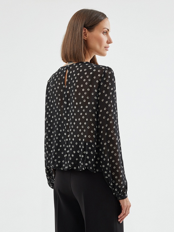 Свободная блуза из вискозы