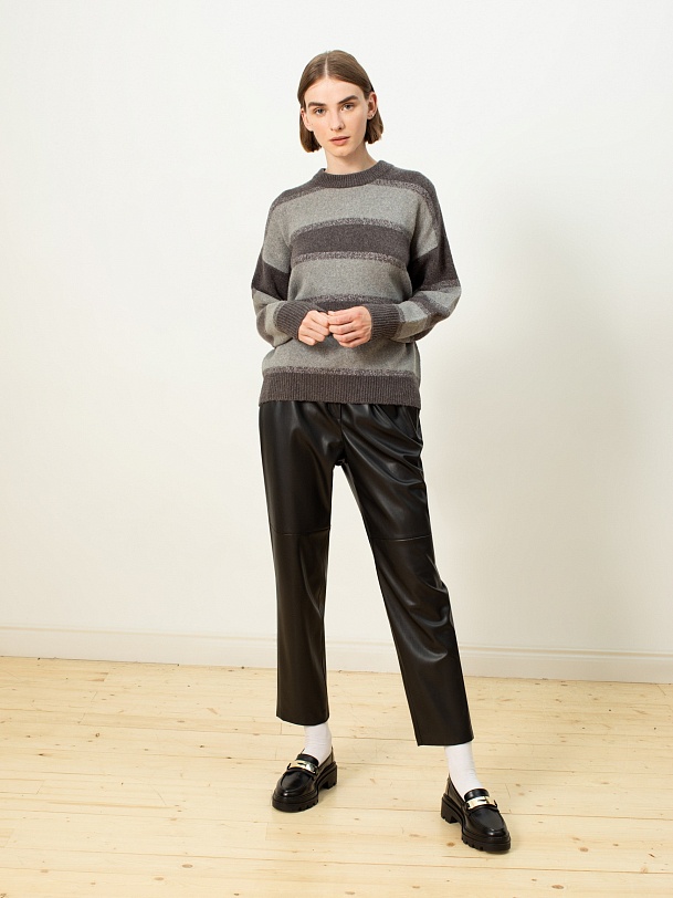 Женский джемпер в полоску