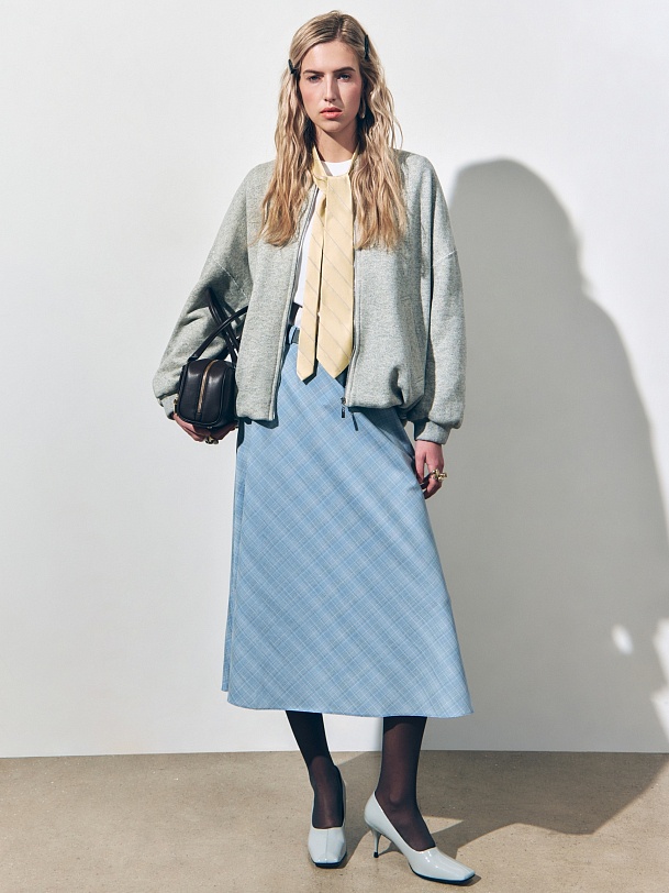 Жакет-бомбер из 100% хлопка