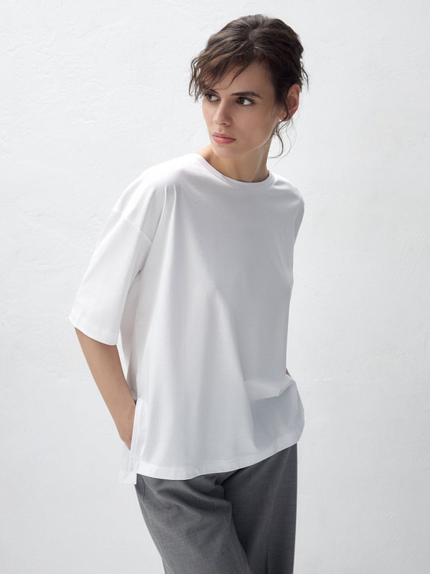 Футболка из премиального мерсеризированного хлопка