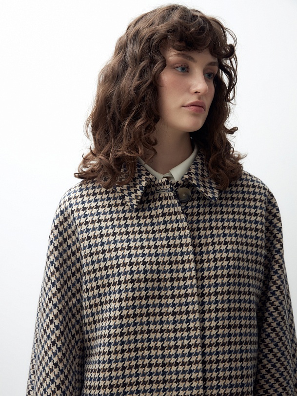 Шерстяное пальто с мембраной