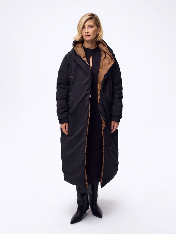 Пуховик двусторонний с утеплителем 90% пух и 10% перо POMPA арт.1016330i60032