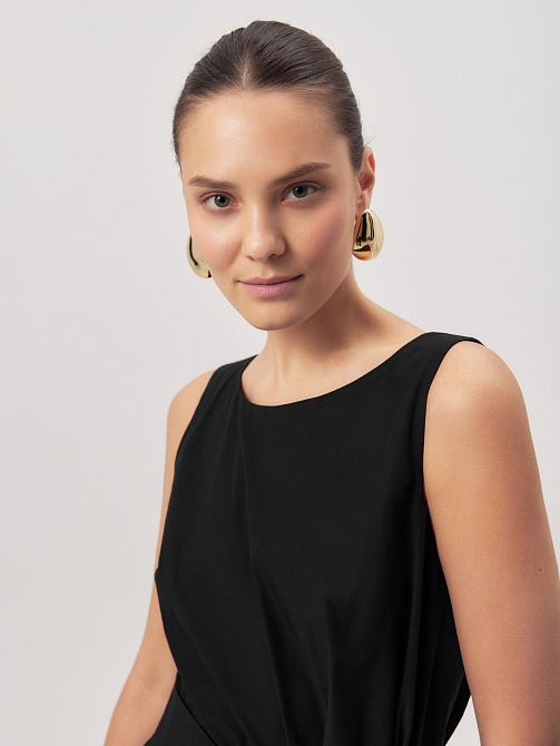 Сарафан из 100% хлопка с поясом