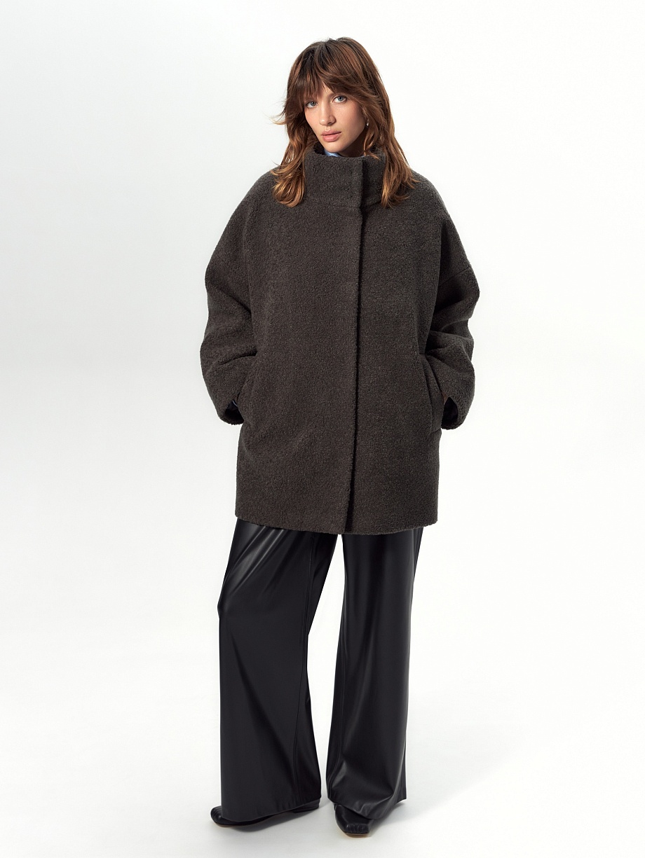 Укороченная экошуба с утеплителем и мембраной