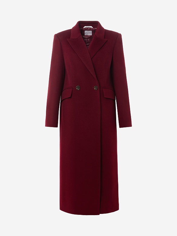 Пальто из шерсти с мембраной и утеплённой спинкой POMPA арт.1015935p90012