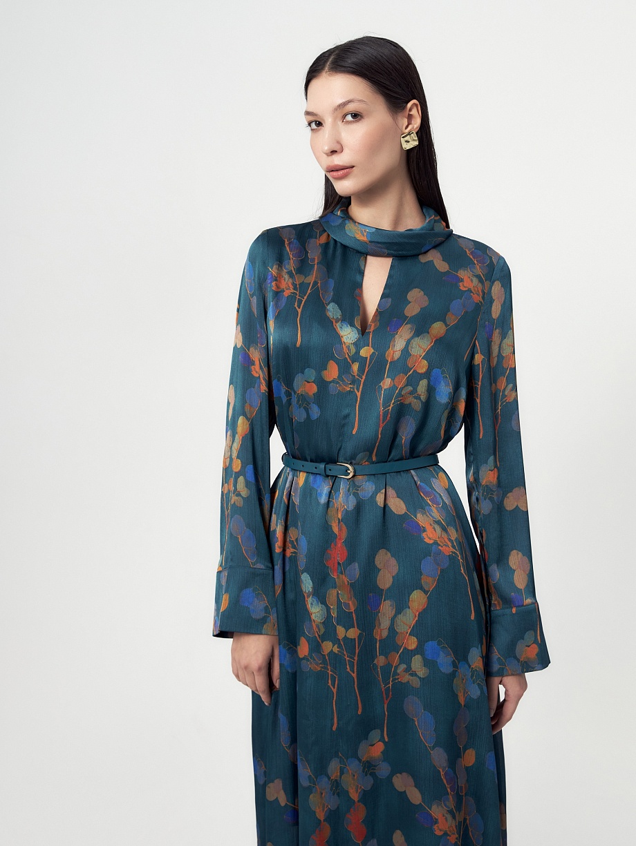 Свободное платье из плательной ткани