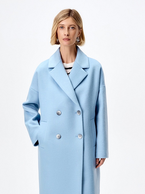 Шерстяное пальто с мембраной