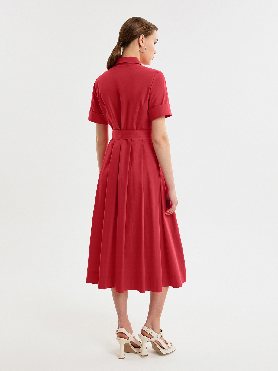 Платье-рубашка из 100% хлопка