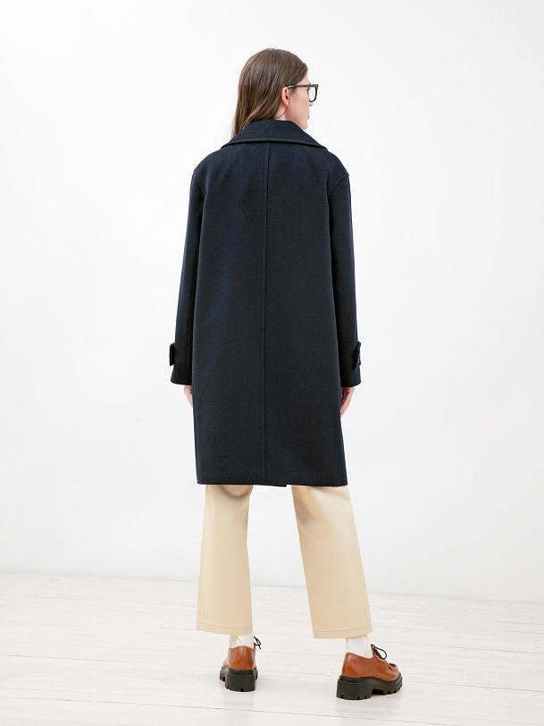 Шерстяное пальто с мембраной