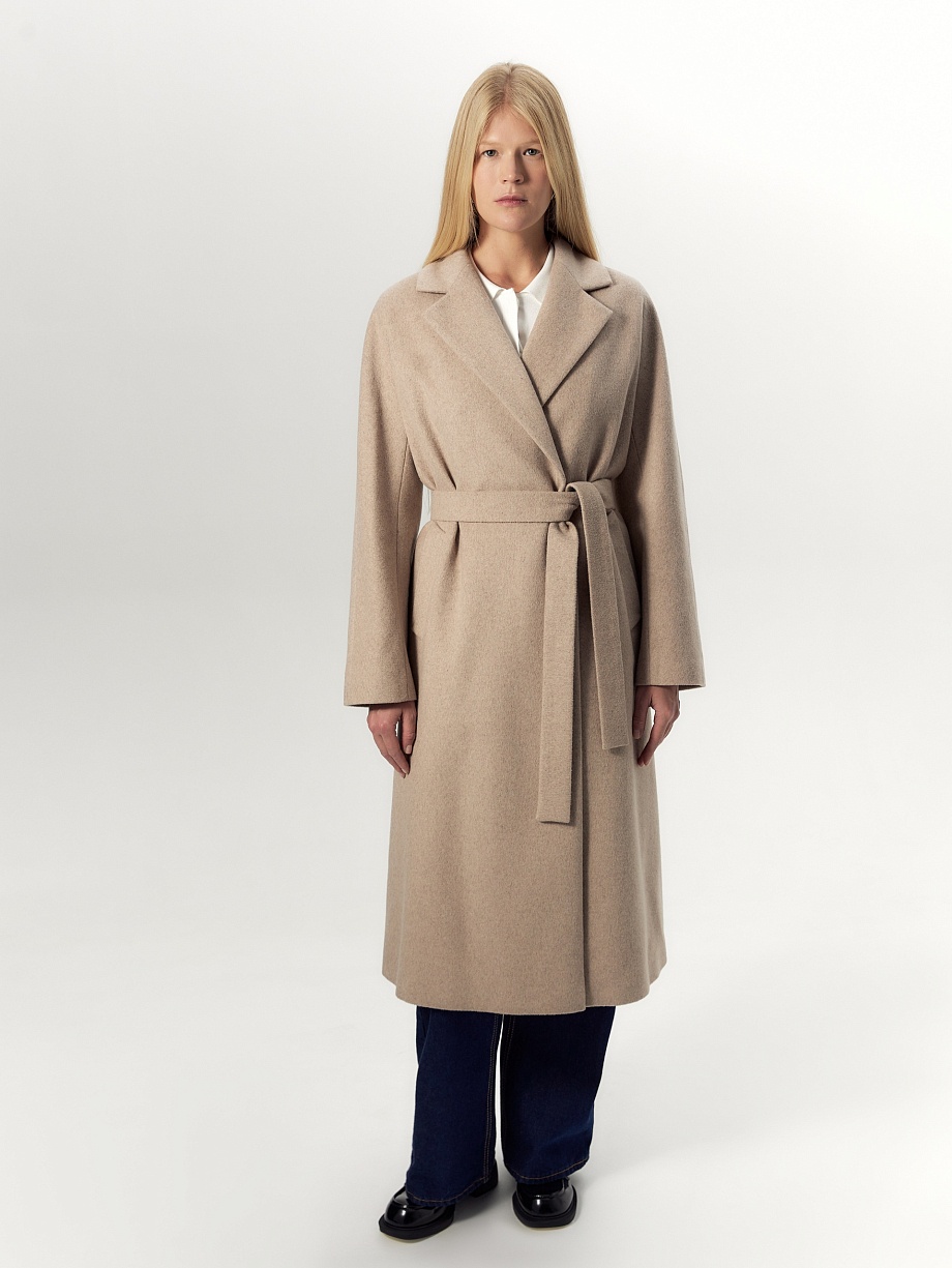 Пальто из шерсти с мембраной