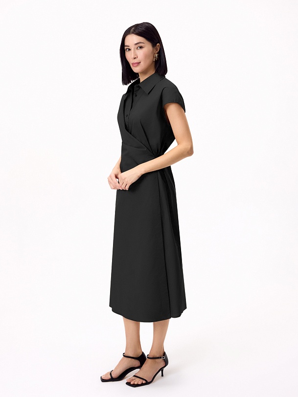 Платье на запах из 100% хлопка