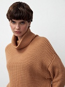 Свободный свитер из фактурного вязаного трикотажа POMPA арт.1222190kw2405