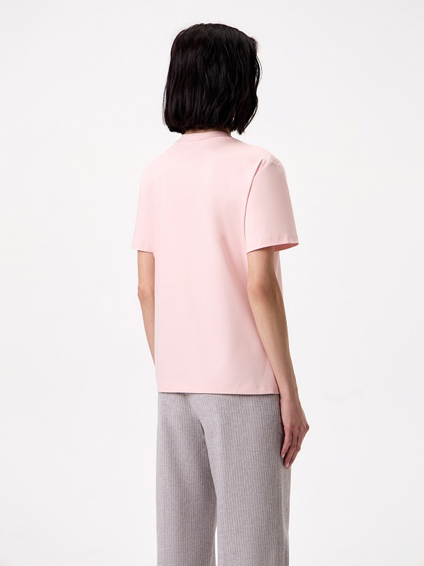 Футболка из 100% мерсеризированного хлопка