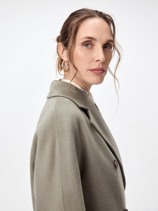 Пальто из шерсти с мембраной