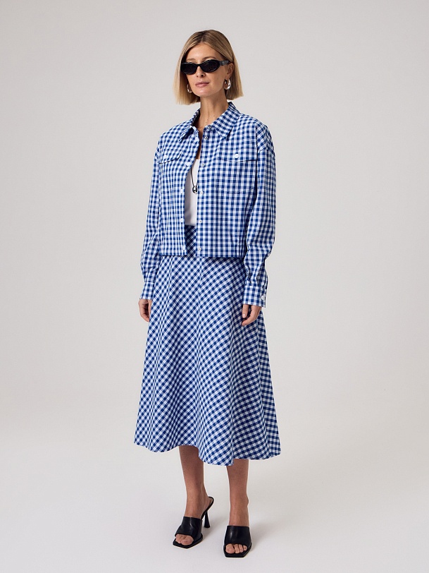 Жакет-бомбер из хлопка