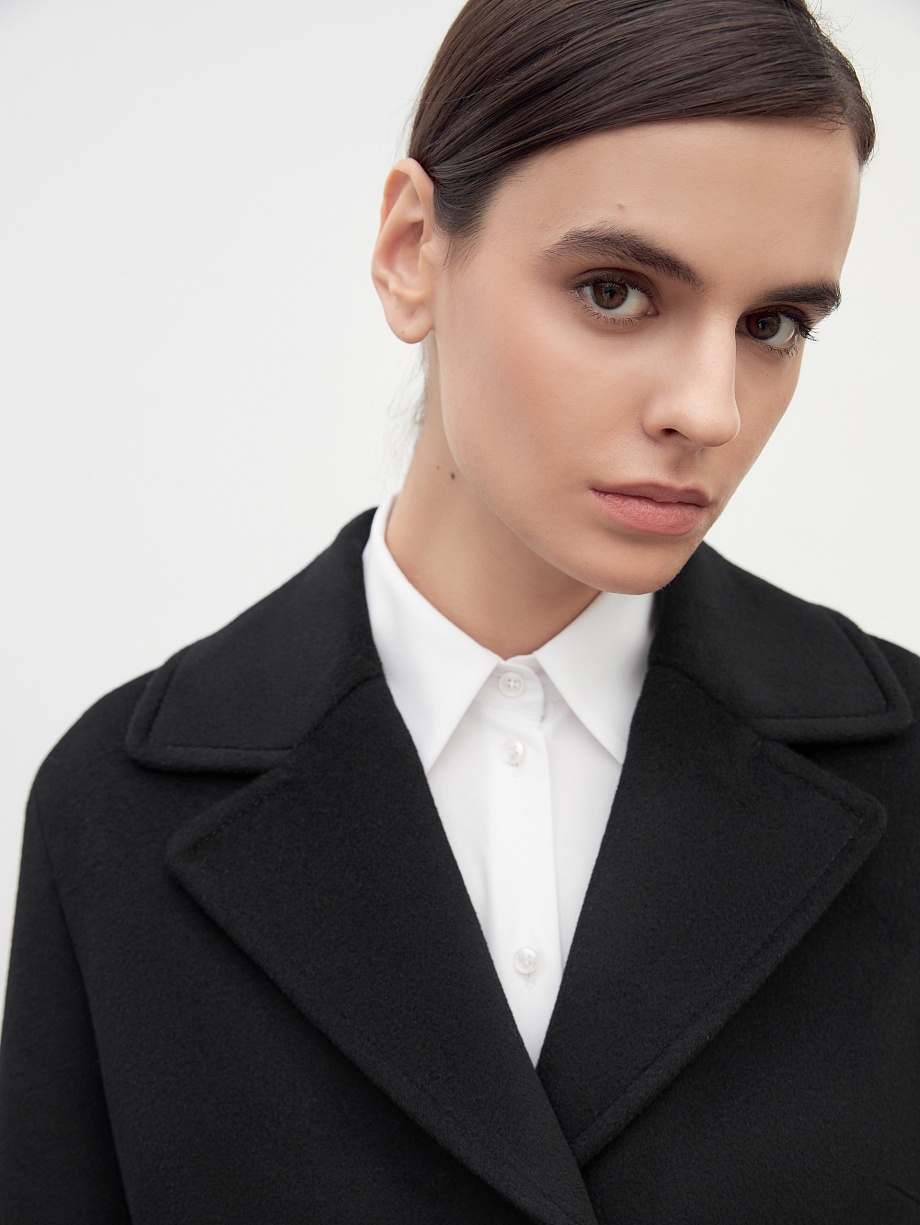 Пальто из 95% шерсти с мембраной