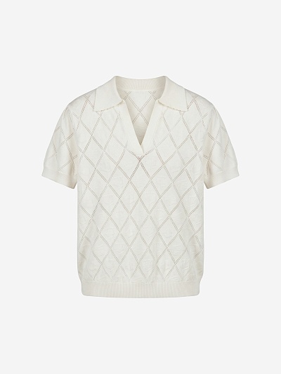 Джемпер-поло из вискозы POMPA