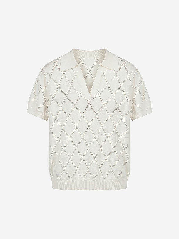 Джемпер-поло из вискозы