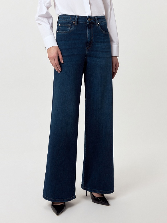 Прямые джинсы из 100% хлопка POMPA арт.5111430jn0564