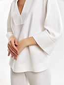 Свободная блуза из вискозы с широкими рукавами POMPA арт.4149170pb0503