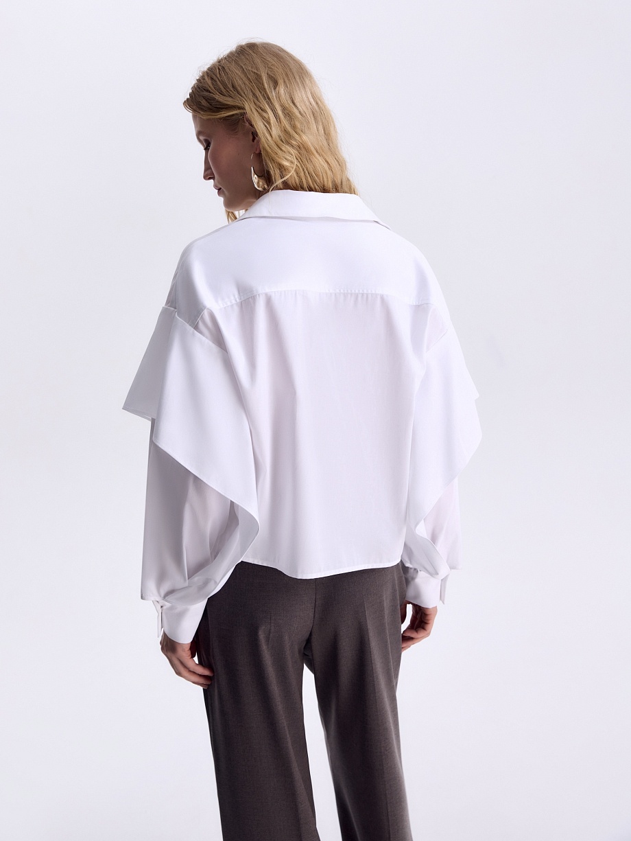 Рубашка-жакет из 100% хлопка