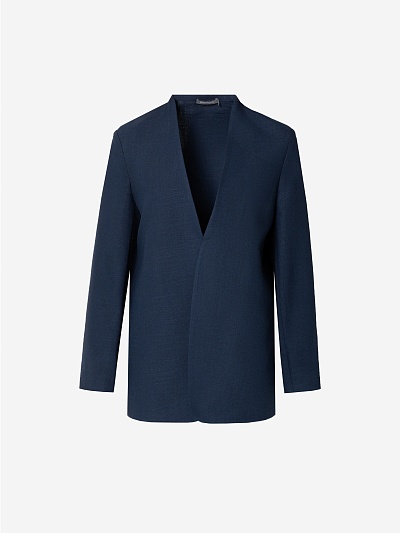 Жакет без лацканов POMPA