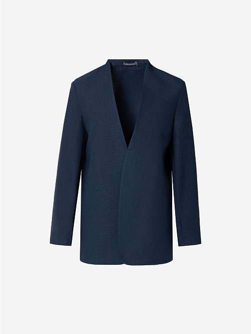 Жакет без лацканов POMPA