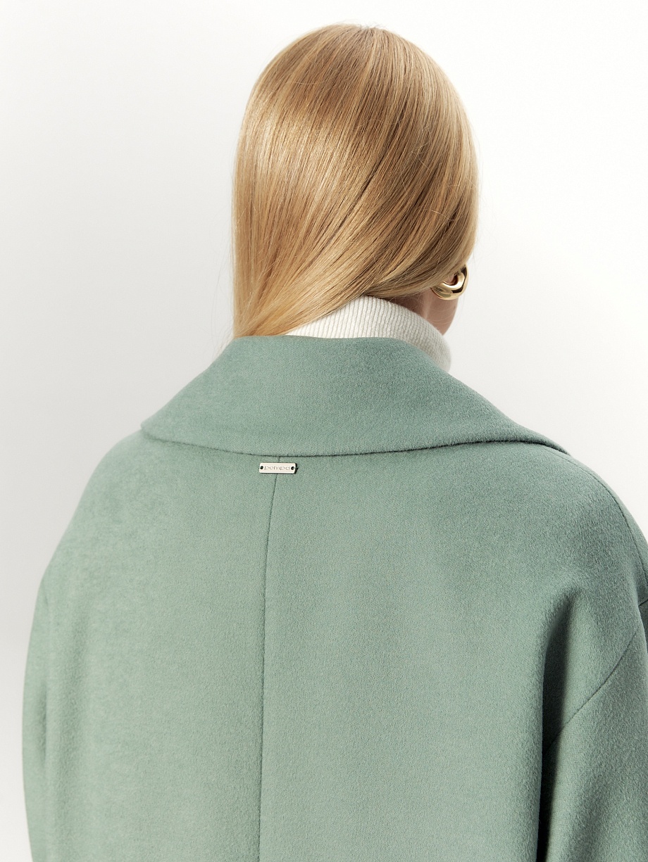 Шерстяное пальто с мембраной