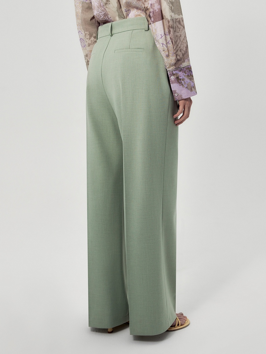 Прямые брюки со стрелками