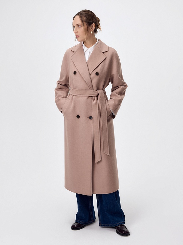 Пальто из шерсти с мембраной