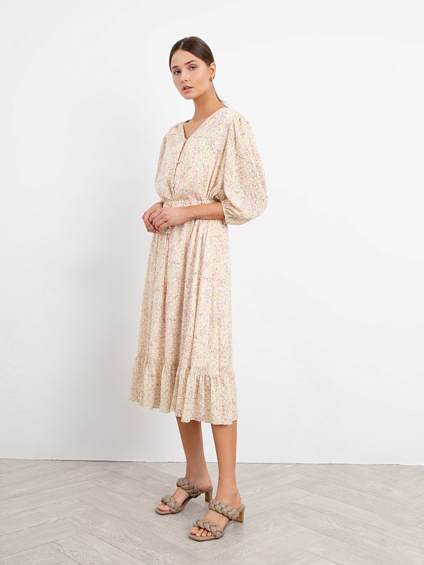 Женственное платье из шифона