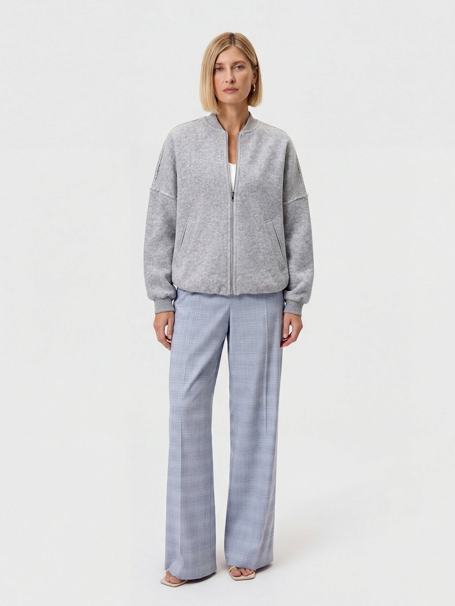 Жакет-бомбер из 100% хлопка