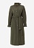 Тренч женский цвета хаки POMPA арт.3034560i00041