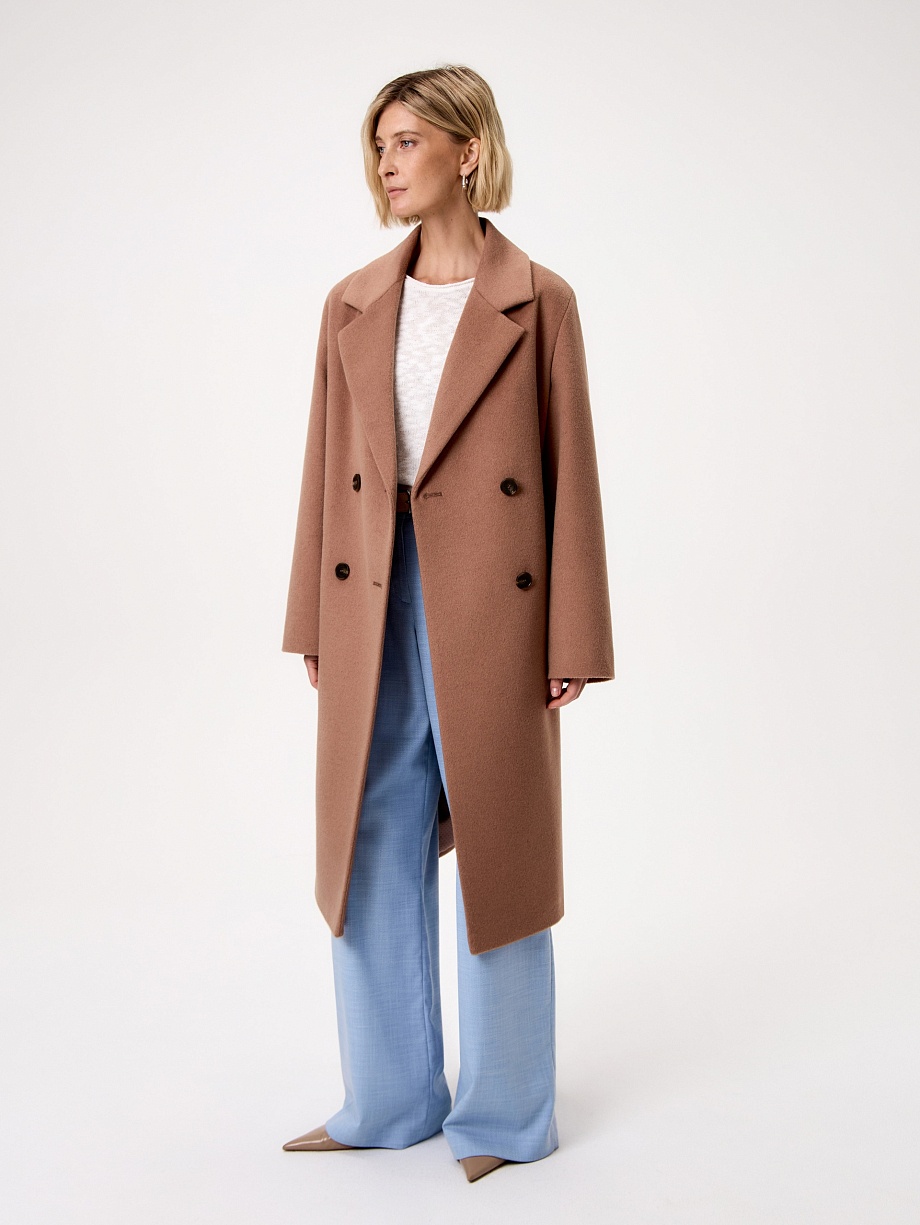 Пальто из шерсти с мембраной