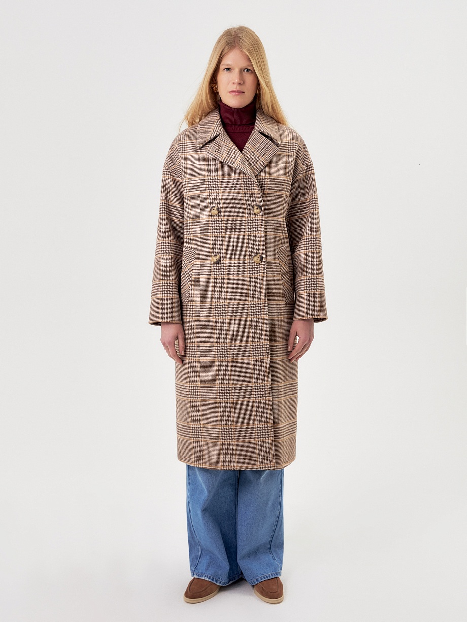 Шерстяное пальто с мембраной