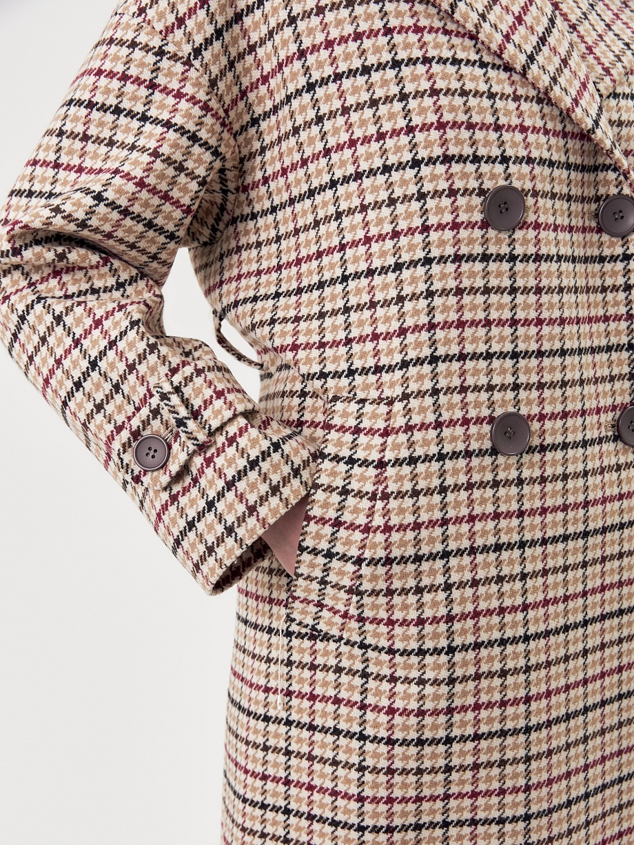 Шерстяное пальто с мембраной